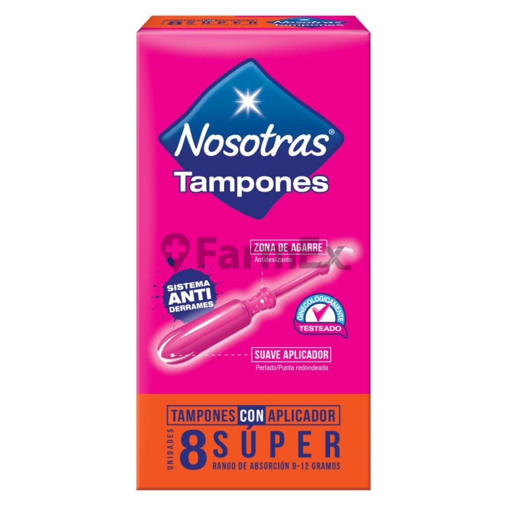 Nosotras Tampones con Aplicador Super x 8 unidades familia